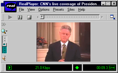Clinton webcast bij CNN
