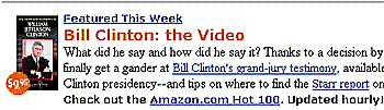 Clinton-tape bij Amazon.com