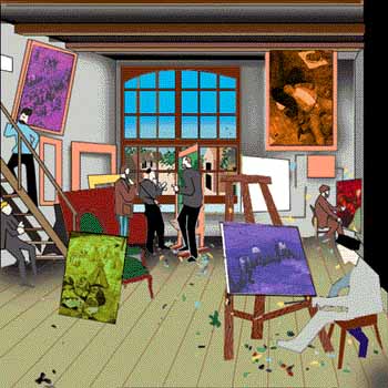 Het atelier van Bruegel