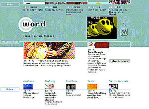 Screenshot van de Word-website